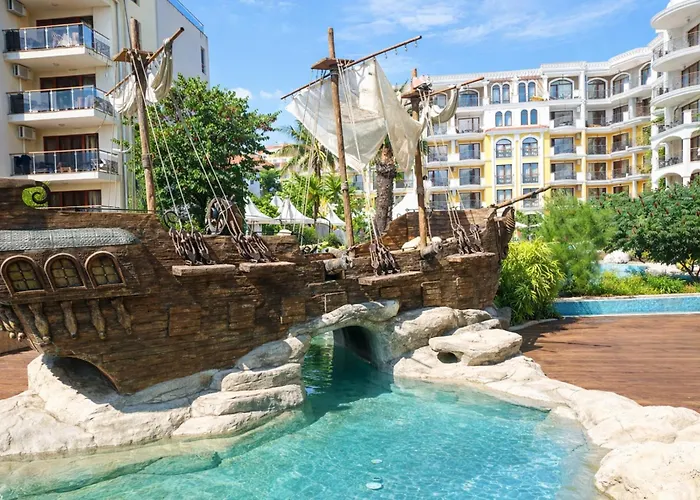 Daire Harmony Suites-4 Private B544 Sunny Beach